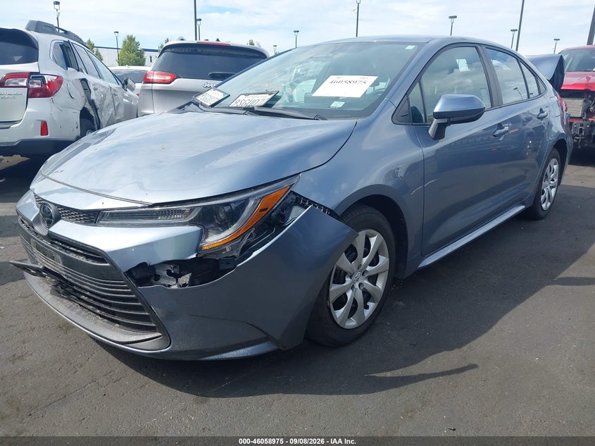 Vin: 5yfb4mde4sp265829, lot: 46558497, toyota corolla le 20252