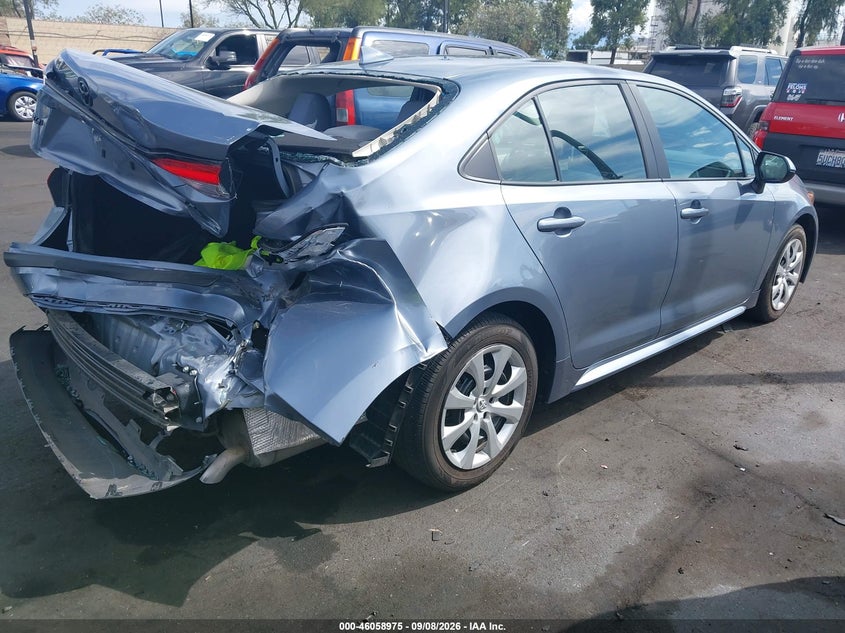 Vin: 5yfb4mde4sp265829, lot: 46558497, toyota corolla le 20254