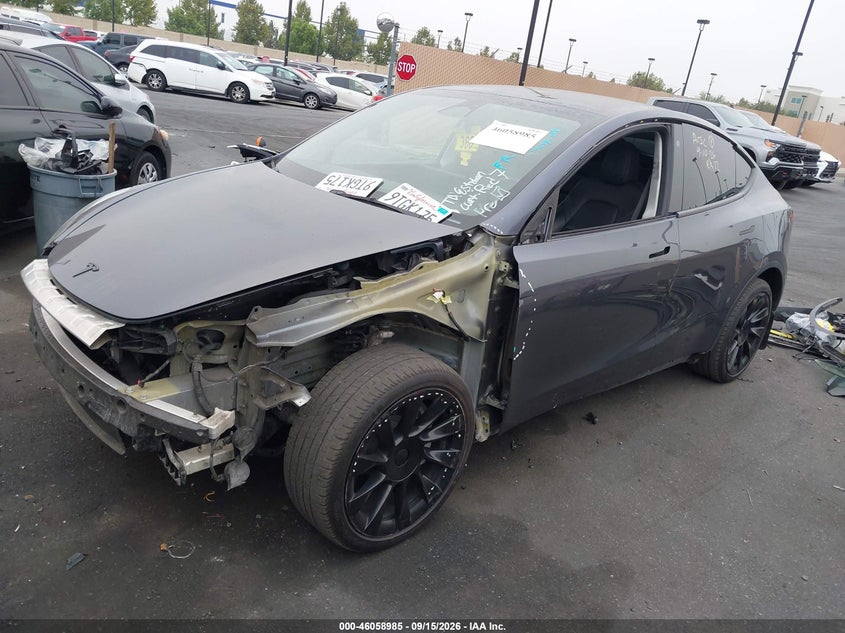 Vin: 7saygaee5pf778298, lot: 46558507, tesla model y awd/long range dual motor all-wheel drive 20232
