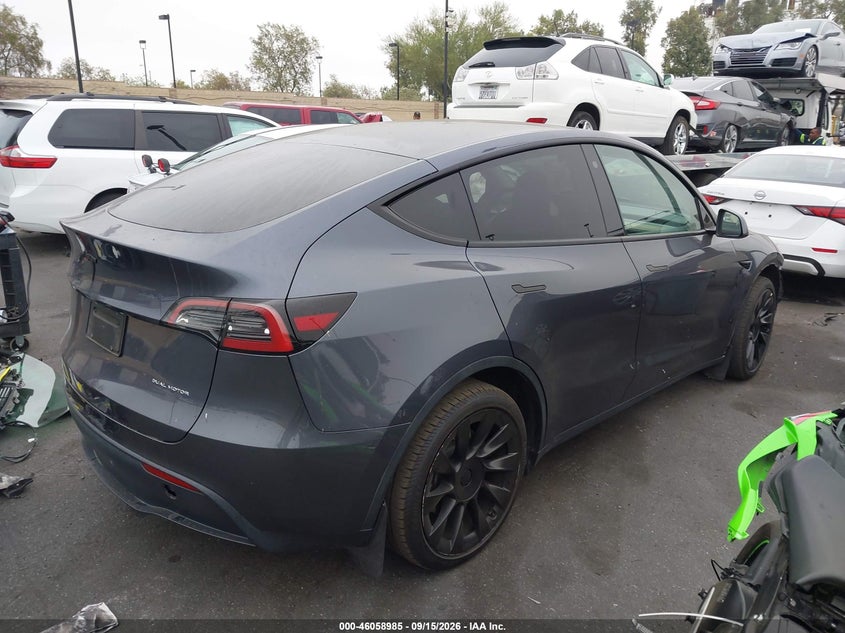 Vin: 7saygaee5pf778298, lot: 46558507, tesla model y awd/long range dual motor all-wheel drive 20234