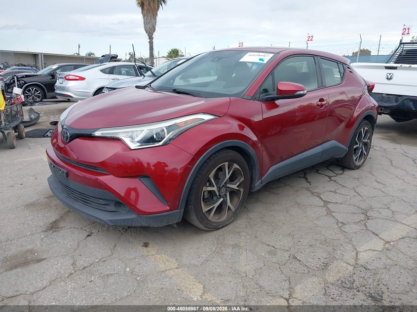 Vin: jtnkhmbxxk1062582, lot: 46558509, toyota c-hr xle 20192