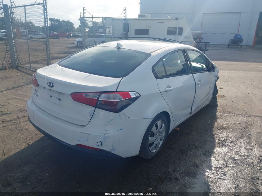 Vin: knafk4a67g5477419, lot: 46558537, kia forte lx 20164