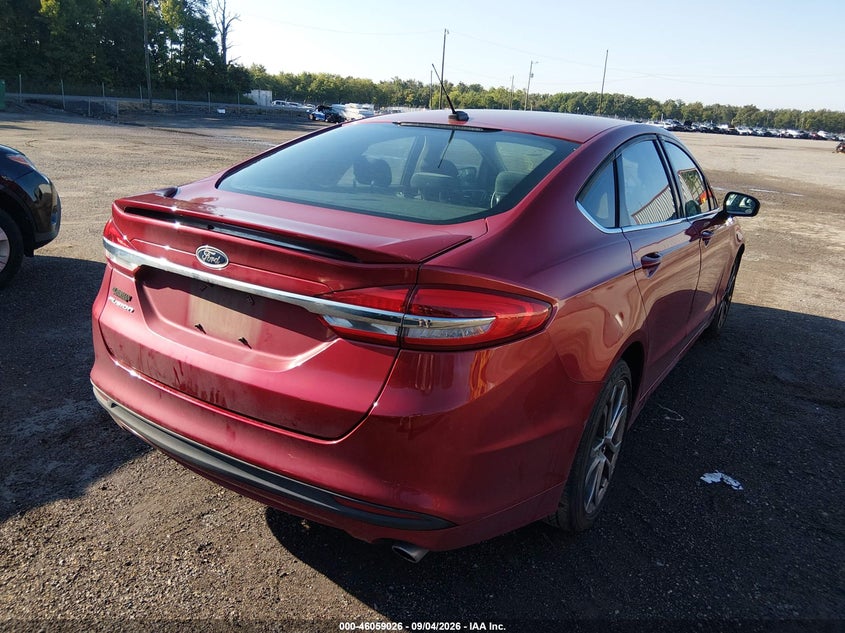 2017 FORD FUSION auction photo 4