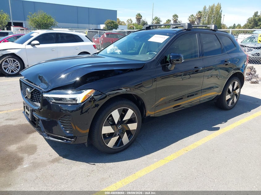 Vin: yv4h60dlxr1860725, lot: 46558590, volvo xc60 recharge plug-in hybrid t8 plus dark theme 20242