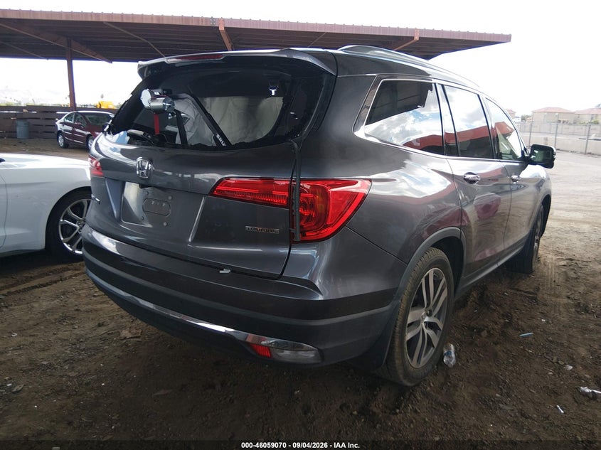 Vin: 5fnyf5h97hb004027, lot: 46558592, honda pilot touring 20174