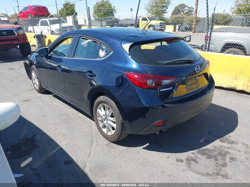Vin: jm1bm1k76g1318299, lot: 46558598, mazda mazda3 i sport 20163