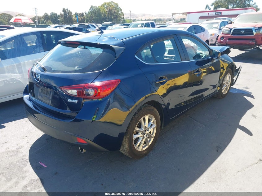 Vin: jm1bm1k76g1318299, lot: 46558598, mazda mazda3 i sport 20164
