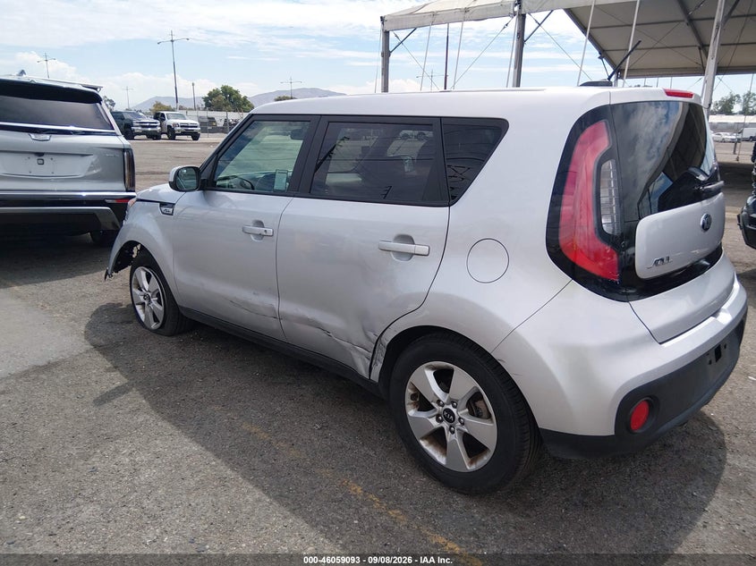 Vin: kndjn2a27k7675579, lot: 46558615, kia soul 20193