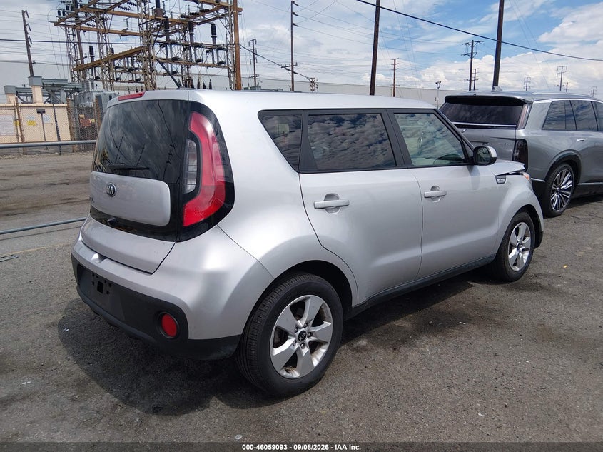 Vin: kndjn2a27k7675579, lot: 46558615, kia soul 20194