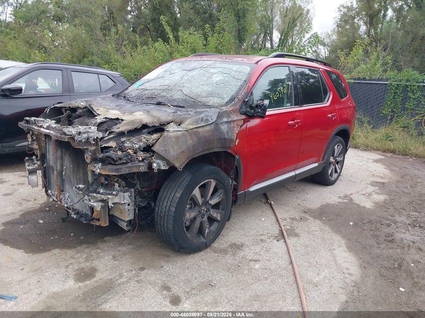 Vin: 5fnyg1h85pb051830, lot: 46558619, honda pilot awd elite 20232