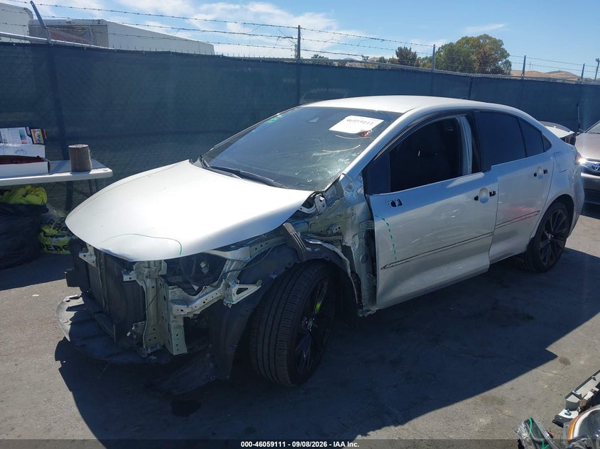 Vin: 5yfs4rce1lp047945, lot: 46558633, toyota corolla se nightshade edition 20202