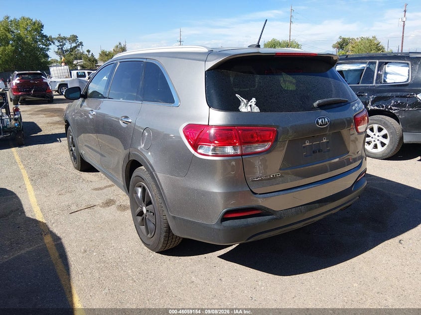 Vin: 5xypgda52jg340774, lot: 46558676, kia sorento 3.3l lx 20183