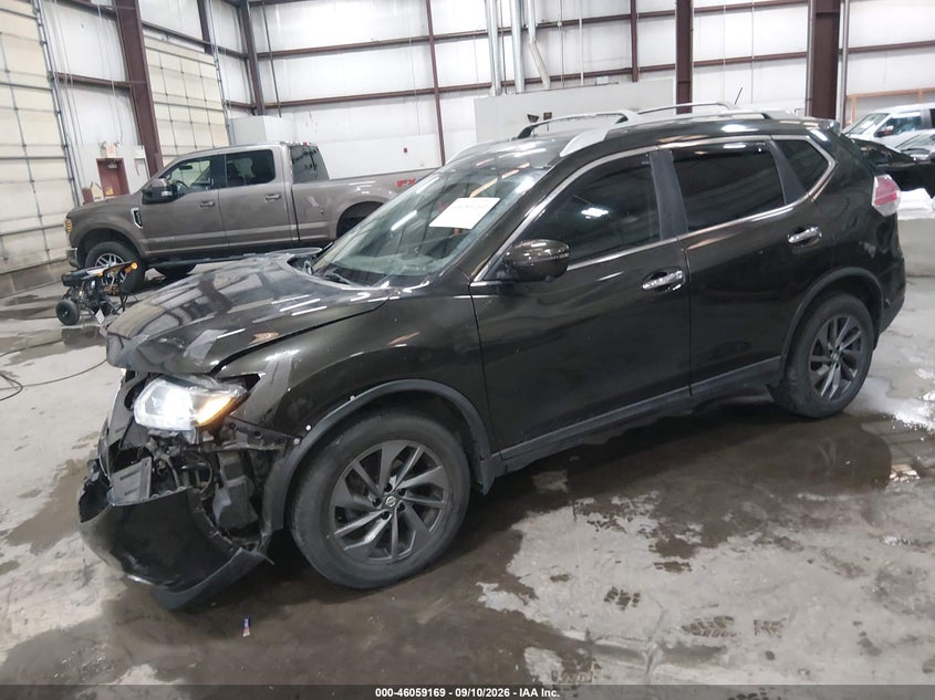 2016 NISSAN ROGUE auction photo 2