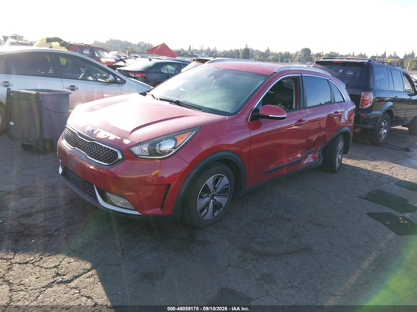 Vin: kndcc3lc2j5142270, lot: 46558697, kia niro ex 20182