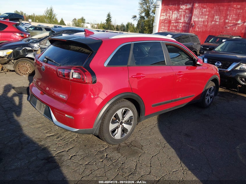 Vin: kndcc3lc2j5142270, lot: 46558697, kia niro ex 20184