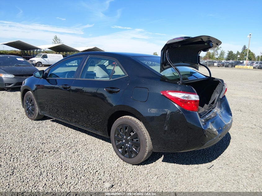 Vin: 2t1burhe3ec132815, lot: 46558699, toyota corolla le 20143