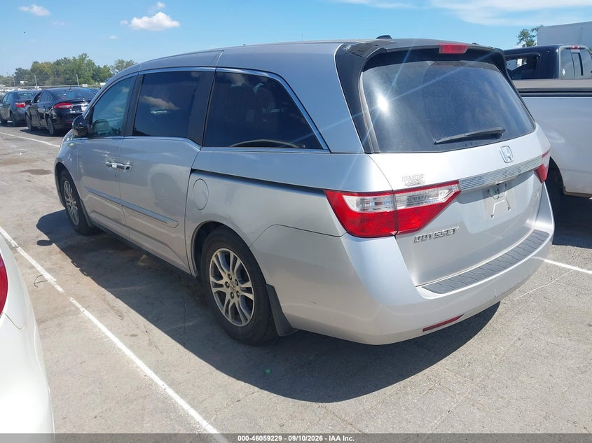 Vin: 5fnrl5h64bb077091, lot: 46558751, honda odyssey ex-l 20113