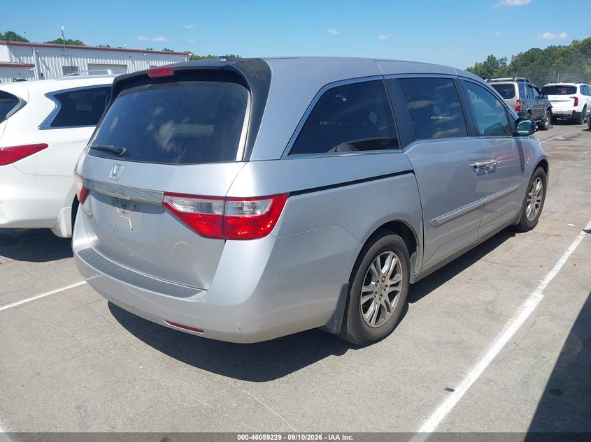 Vin: 5fnrl5h64bb077091, lot: 46558751, honda odyssey ex-l 20114