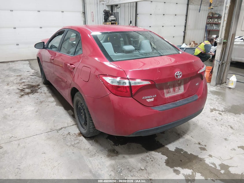 Vin: 2t1burhexgc704742, lot: 46558772, toyota corolla le 20163