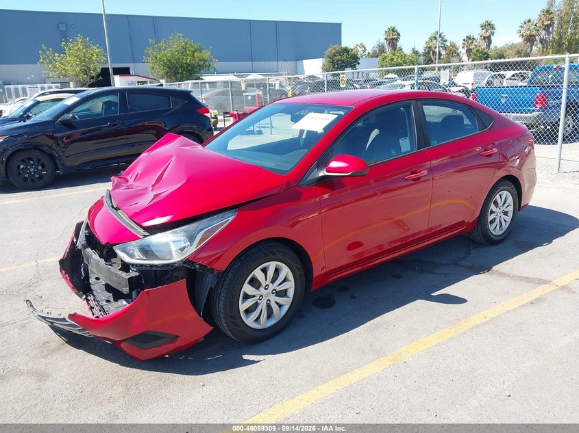 2019 Hyundai Accent, Front End, IAAI, VIN 3KPC24A37KE079409 — photo 2