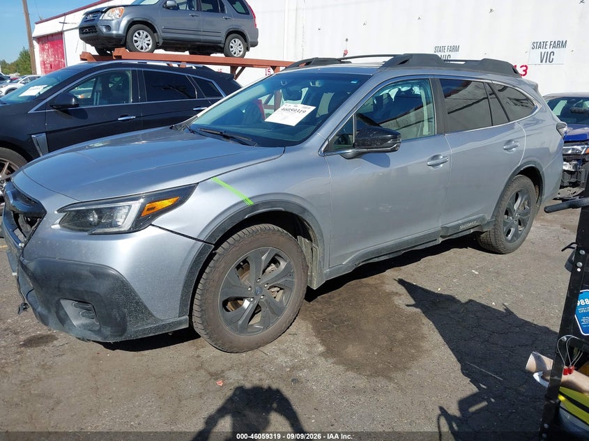 Vin: 4s4btgld8m3190962, lot: 46558841, subaru outback onyx edition xt 20212