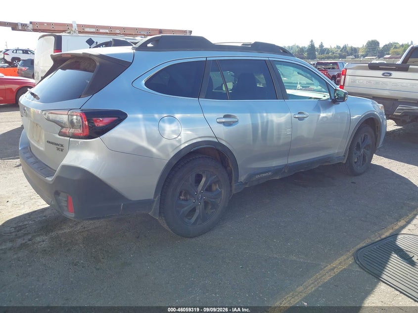 Vin: 4s4btgld8m3190962, lot: 46558841, subaru outback onyx edition xt 20214