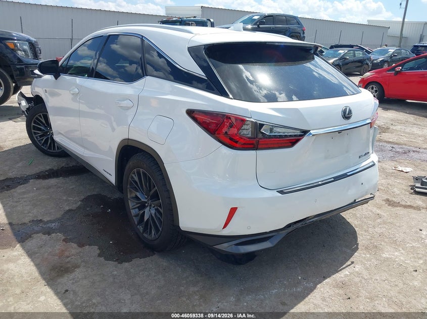 Vin: 2t2bgmca1hc008976, lot: 46558860, lexus rx 450h f sport 20173