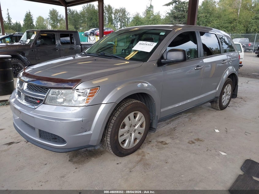 Vin: 3c4pdcab7ft675148, lot: 46558875, dodge journey american value pkg 20152