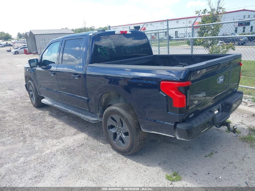 Vin: 1ft6w3lu0swg21344, lot: 46558884, ford f-150 lightning flash 20253