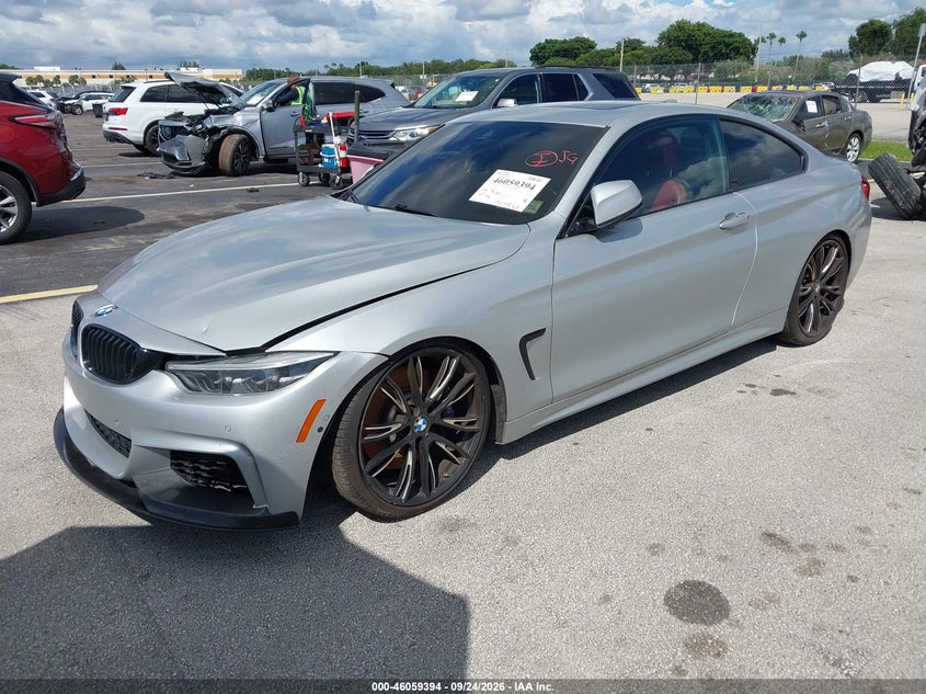 Vin: wba4w7c54jab93779, lot: 46558916, bmw 440i 20182