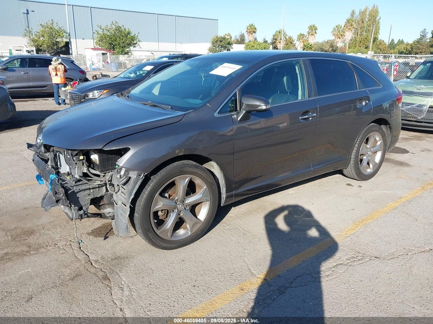 Vin: 4t3zk3bb0eu064074, lot: 46558927, toyota venza xle v6 20142