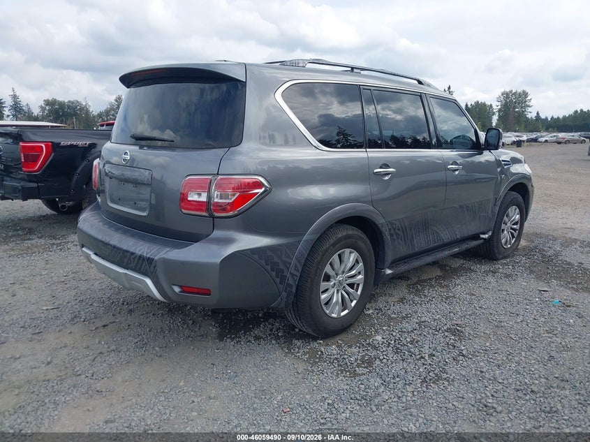 Vin: jn8ay2nc6h9501207, lot: 46559012, nissan armada sv 20174