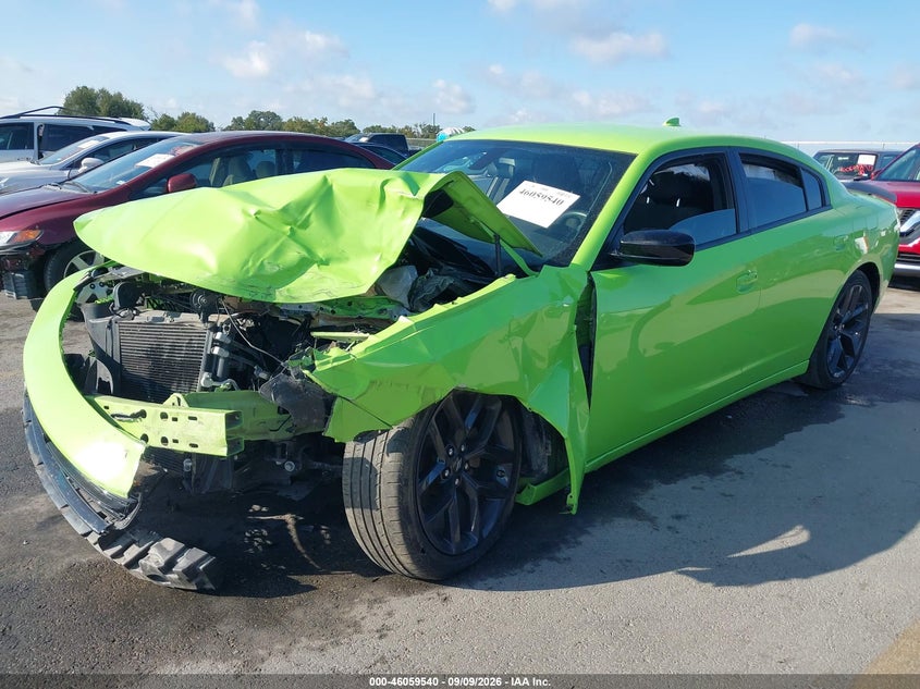Vin: 2c3cdxbg7ph619340, lot: 46559067, dodge charger sxt 20232