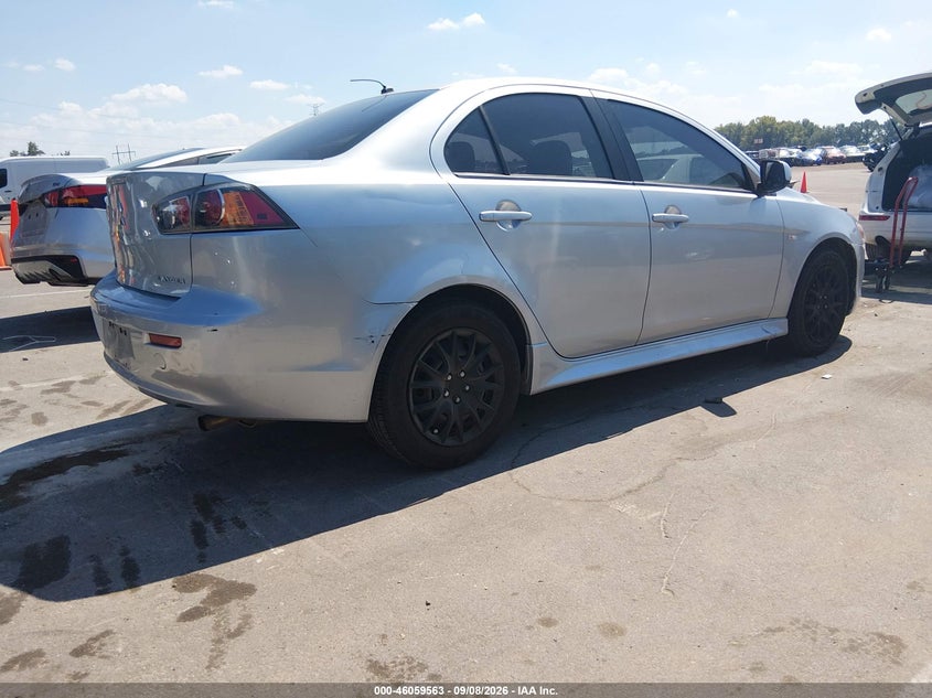 Vin: ja32u2fuxdu019493, lot: 46559090, mitsubishi lancer es 20134