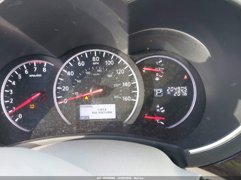 NISSAN QUEST 2012 VIN JN8AE2KP8C9050225