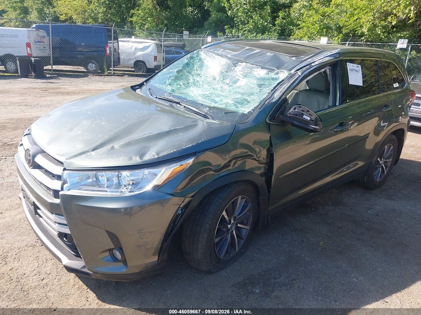 Vin: 5tdjzrfh9ks700997, lot: 46559194, toyota highlander xle 20192
