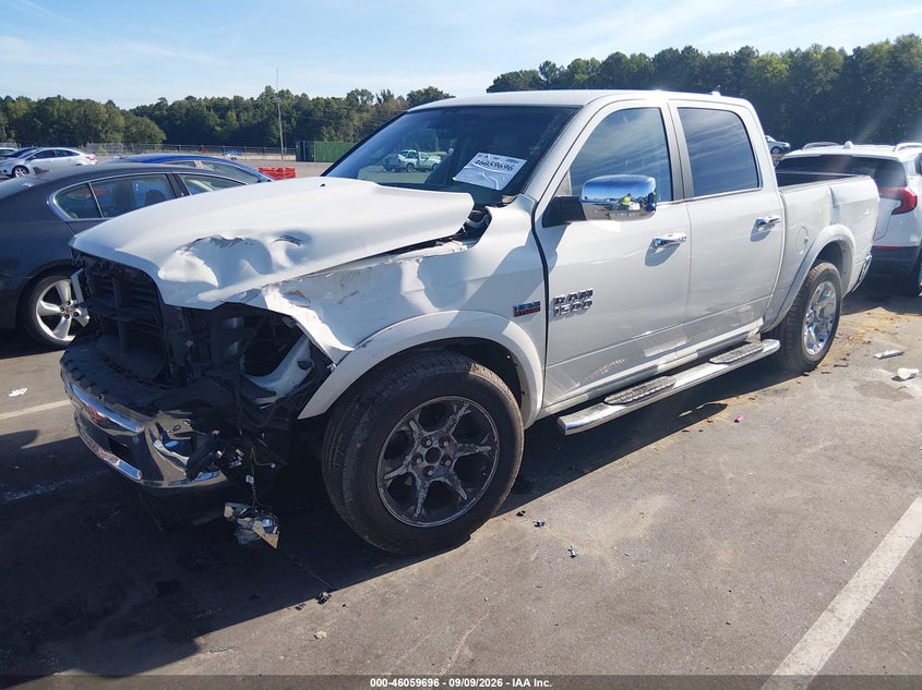 Vin: 1c6rr6nt8hs856592, lot: 46559223, ram 1500 laramie  4x2 5'7 box 20172
