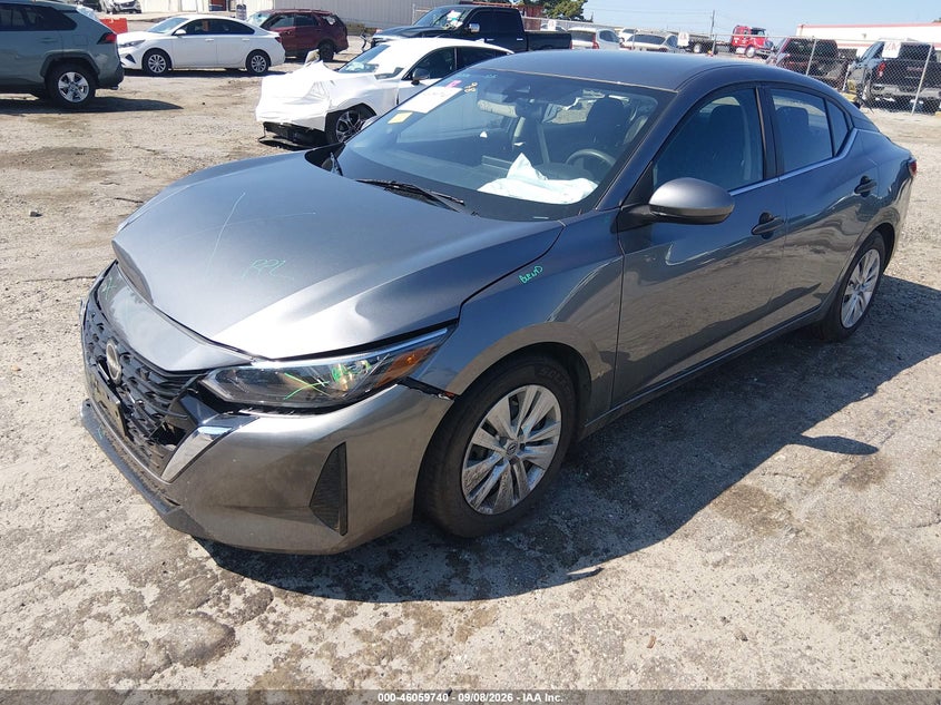 Vin: 3n1ab8bv2ry288650, lot: 46559267, nissan sentra s xtronic cvt 20242