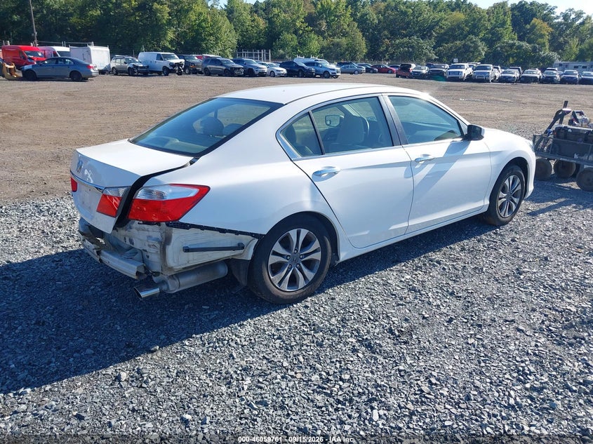 Vin: 1hgcr2f38da206507, lot: 46559288, honda accord lx 20134