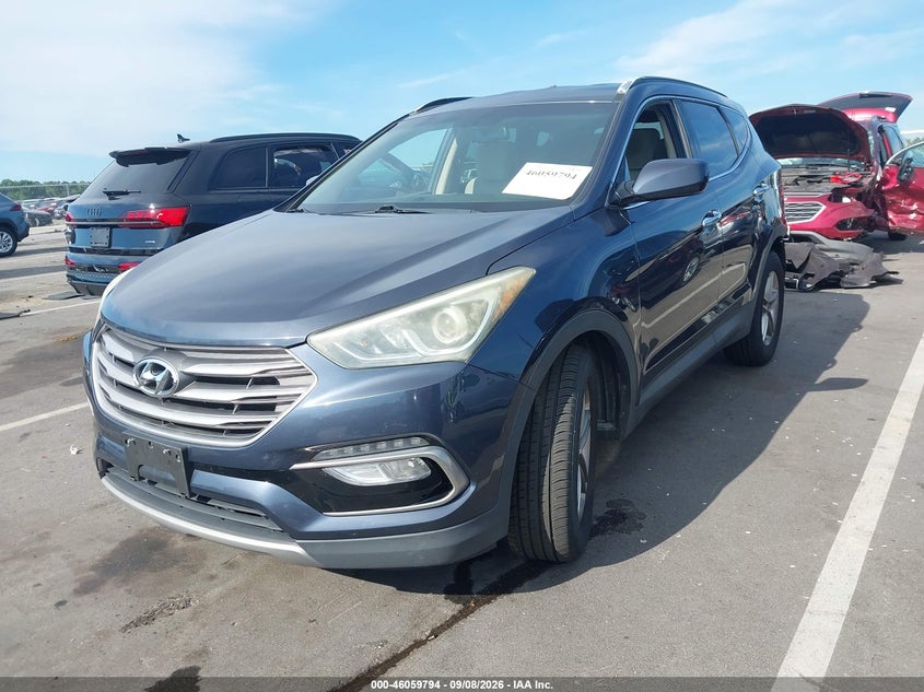Vin: 5nmzu3lb3hh033404, lot: 46559321, hyundai santa fe sport 2.4l 20172
