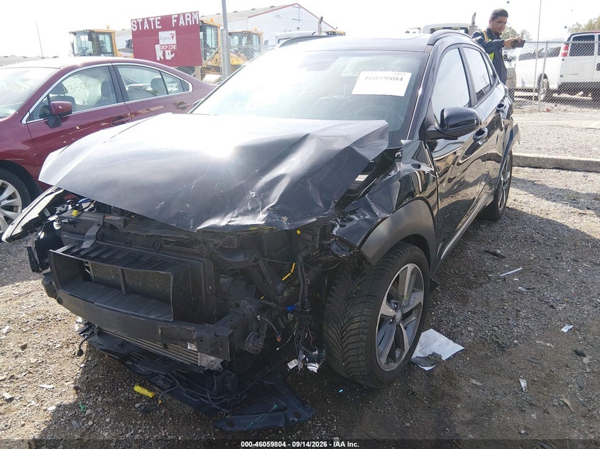 Vin: km8k3ca54mu682497, lot: 46559331, hyundai kona limited 20212
