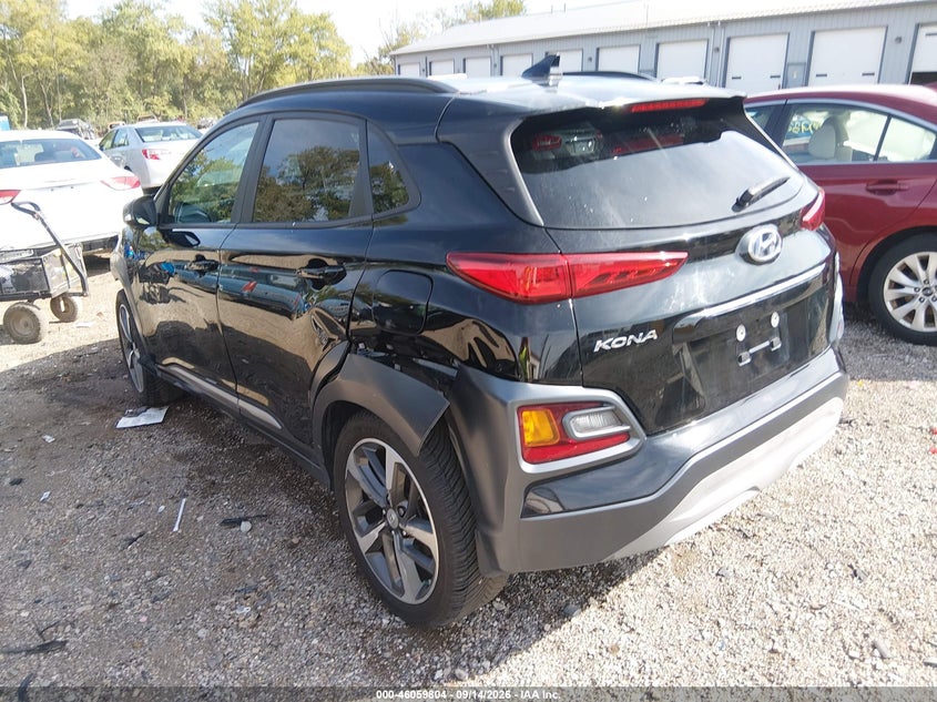 Vin: km8k3ca54mu682497, lot: 46559331, hyundai kona limited 20213