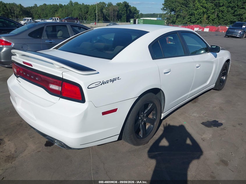 Vin: 2c3cdxbg8eh338807, lot: 46559363, dodge charger se 20144