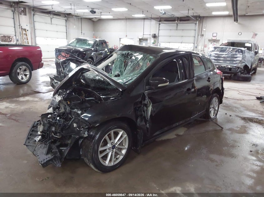 Vin: 1fadp3k24gl276614, lot: 46559374, ford focus se 20162