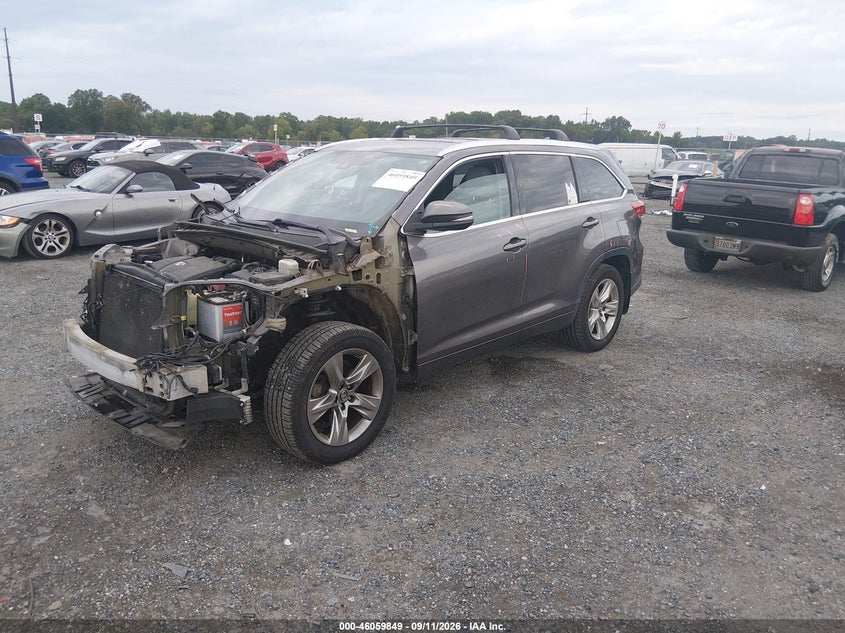 Vin: 5tddzrfh6hs410464, lot: 46559376, toyota highlander limited 20172