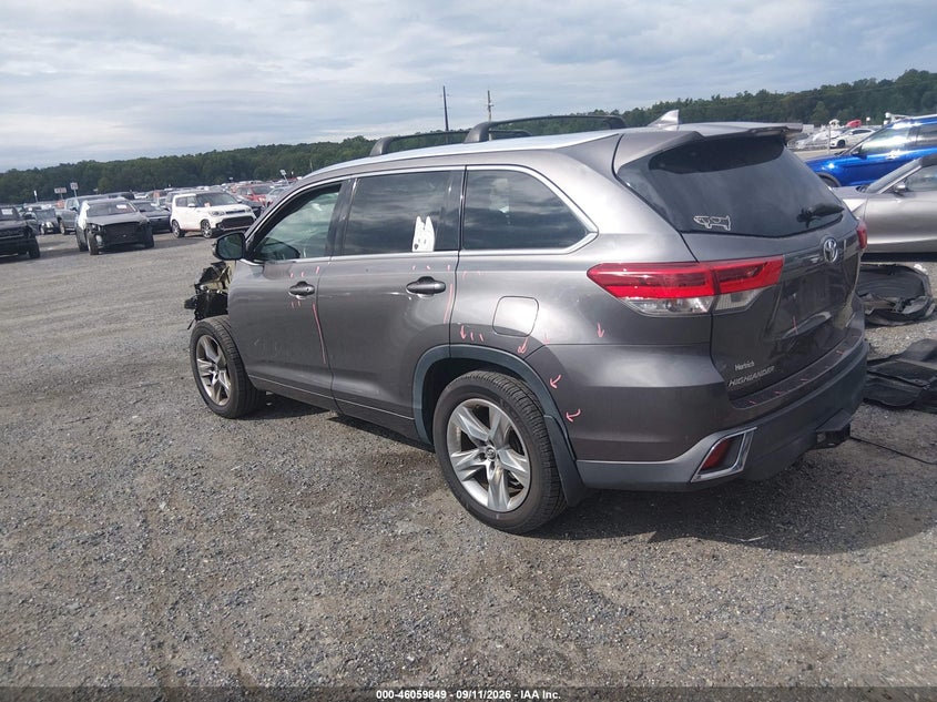 Vin: 5tddzrfh6hs410464, lot: 46559376, toyota highlander limited 20173
