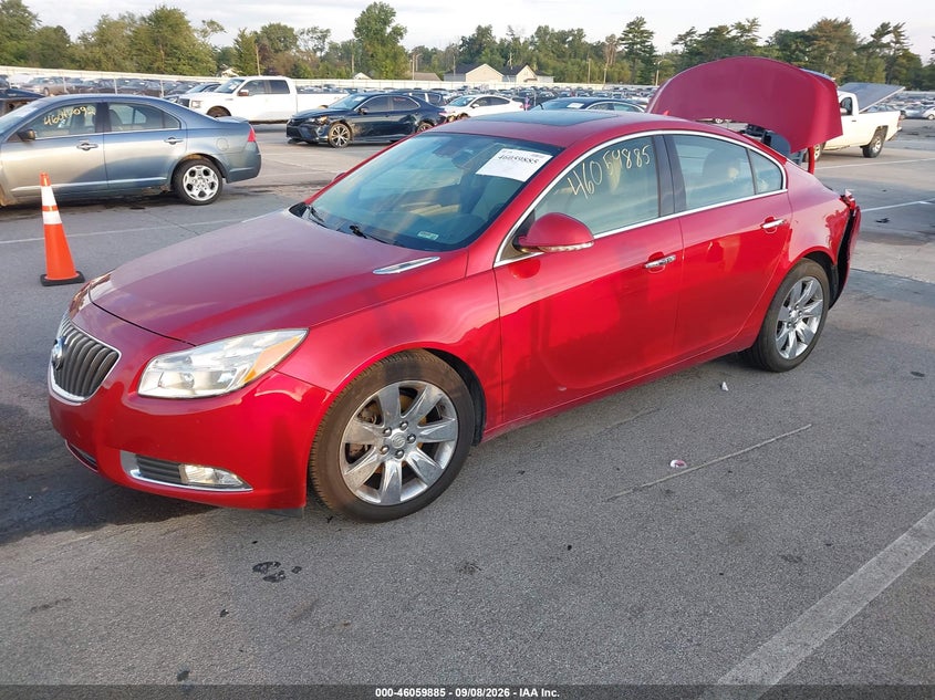 Vin: 2g4gs5ev6d9160823, lot: 46559412, buick regal turbo - premium 1 20132