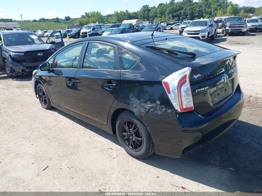 2014 TOYOTA PRIUS auction photo 3