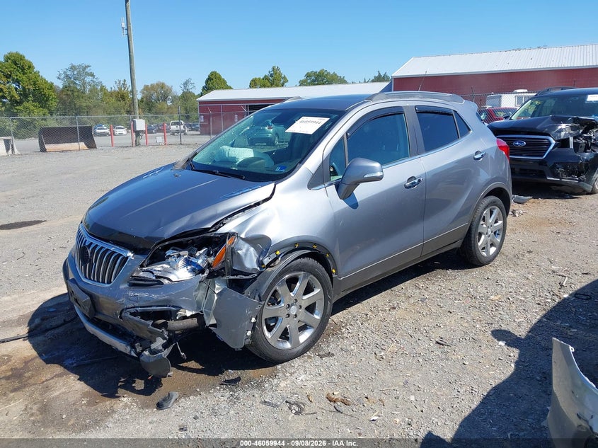 Vin: kl4cjgsb7eb630153, lot: 46559471, buick encore leather 20142