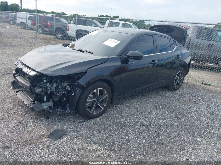 Vin: 3n1ab8cv6sy415713, lot: 46559485, nissan sentra sv 20252